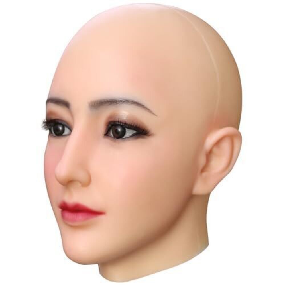 4969 Realistic Mask Silicone Mask Full Head Face Mask for Crossdresser
